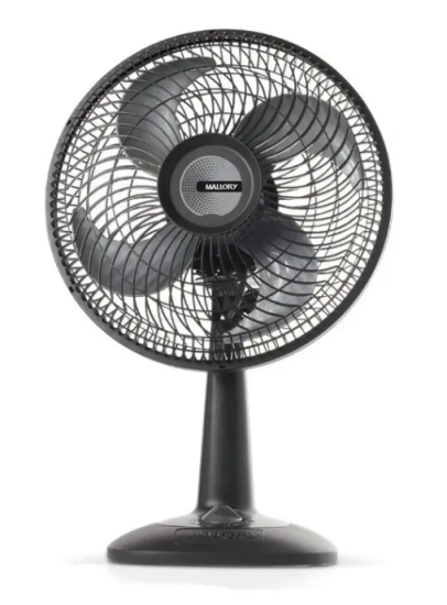 Ventilador De Mesa Eco Ts 30cm Mallory 110v - 30 Cm - Grafite - Grafite - Polipropileno - 4