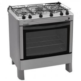 Fogo 5 Bocas Esmaltec Acendimento Automtico gata Inox